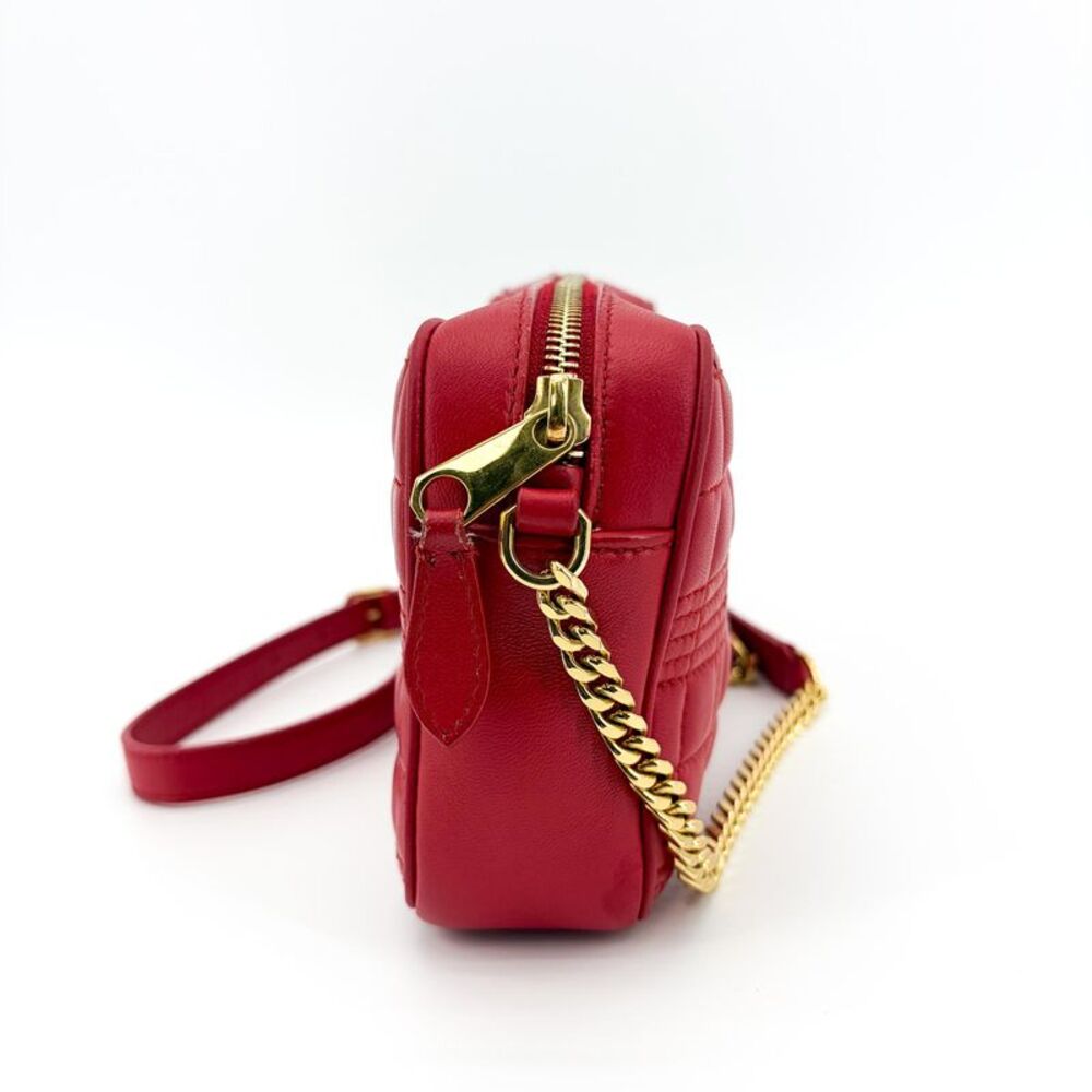 Burberry Tb Camera Quilted Leather Gold Leather Shoulder Bag Bag - Picture 4 of 15